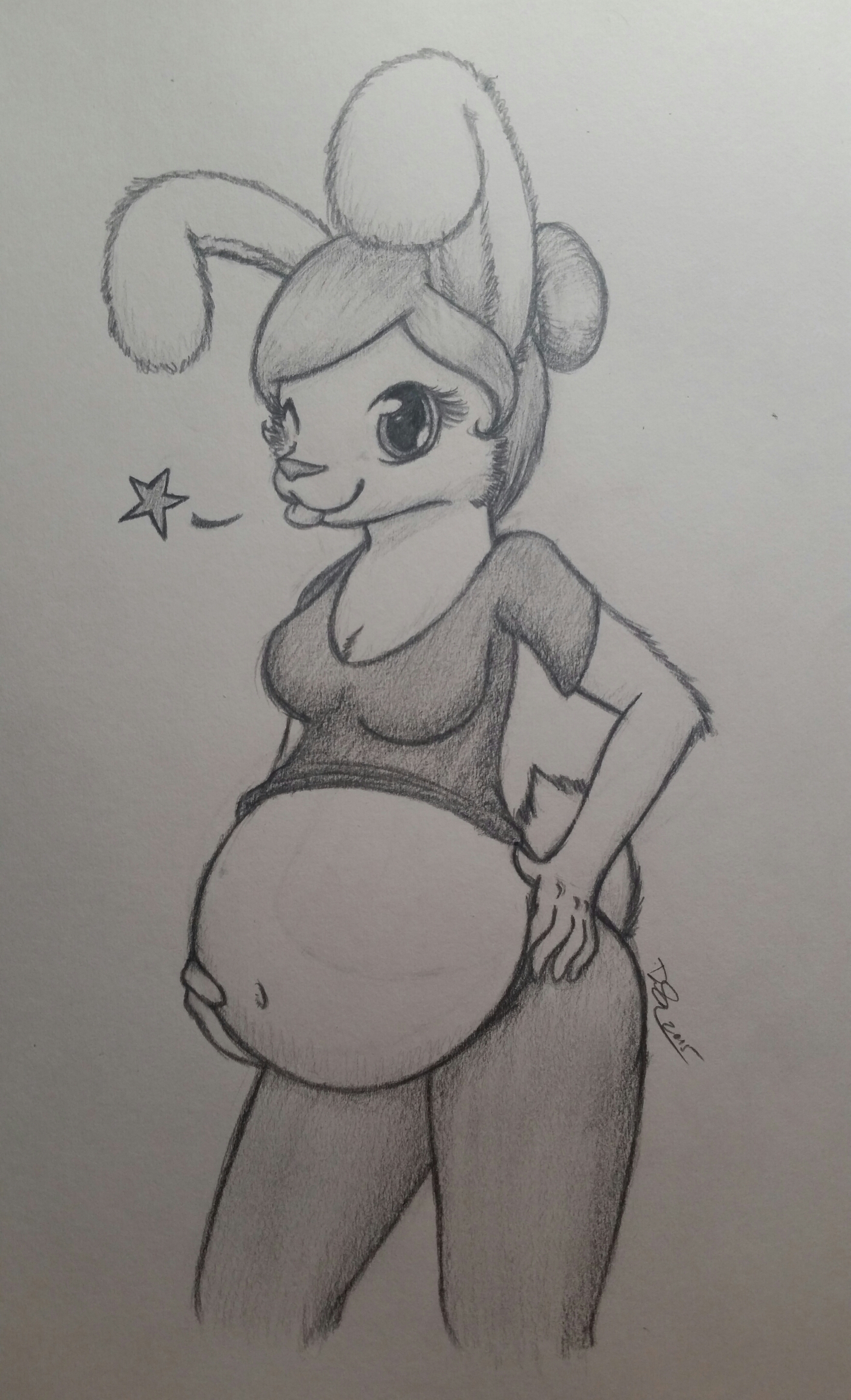 Pregnant Rabbit 9