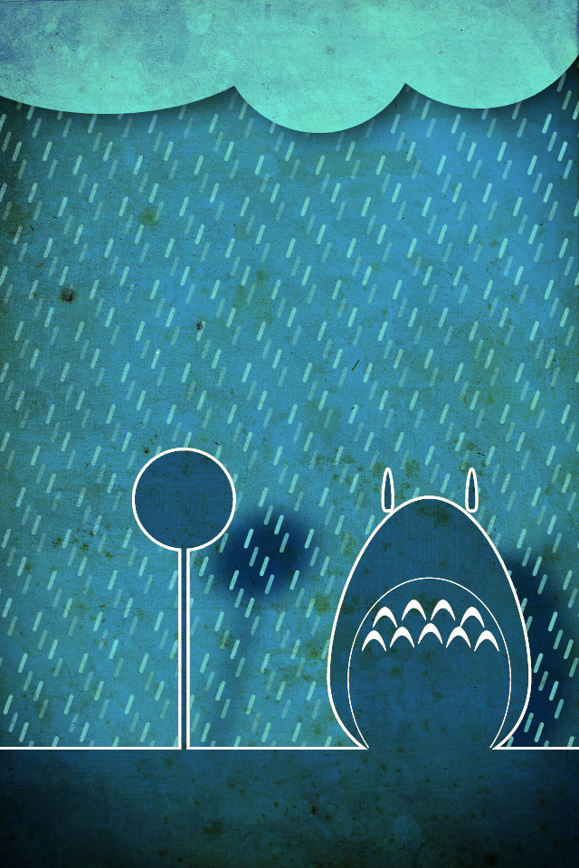 Iphone Totoro Wallpaper となりのトトロ のスマホ壁紙 待ち受けホーム ロック背景画面 素材 ジブリ 0 Naver まとめ