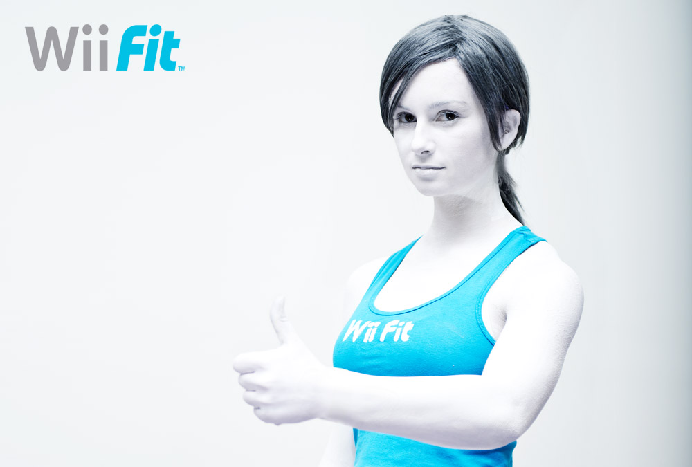 Wii fit trainer cosplay