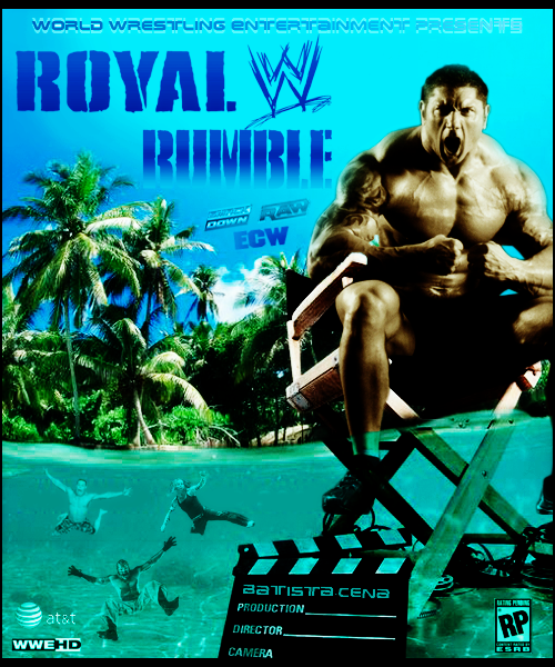 WWE ~ Royal Rumble 2009 ~ Poster by MhMd-Batista