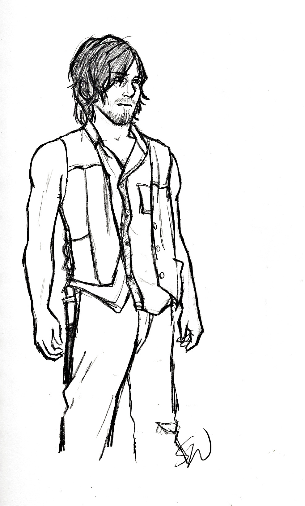 daryl dixon coloring pages - photo #22