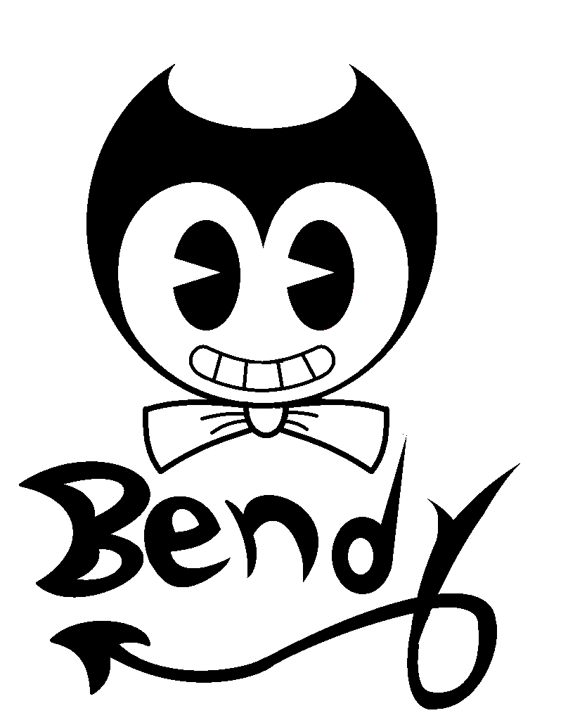 Bendy Machine Sheet Coloring Pages