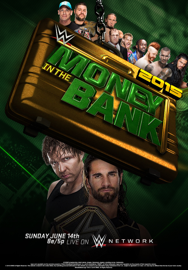 Image result for money in the bank 2015 poster