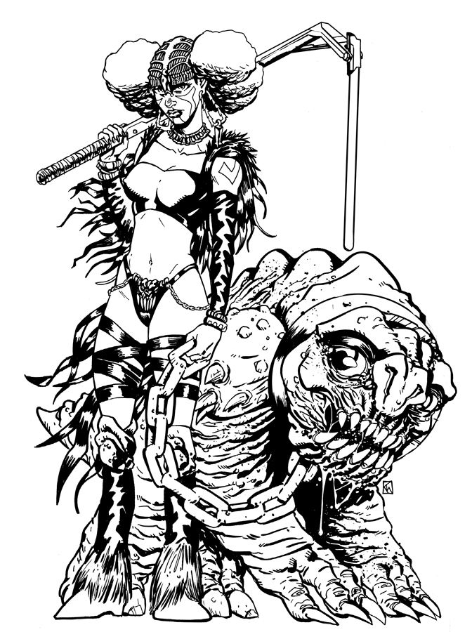 Rancor Coloring Pages Sketch Coloring Page