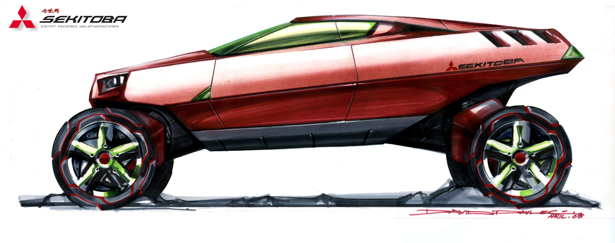 Concept Design Mitsubishi Sport Car