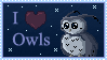 Owl stamp by Evanatt