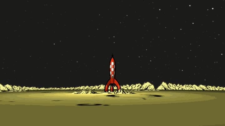 Afbeeldingsresultaten voor rocket Tintin animated gif