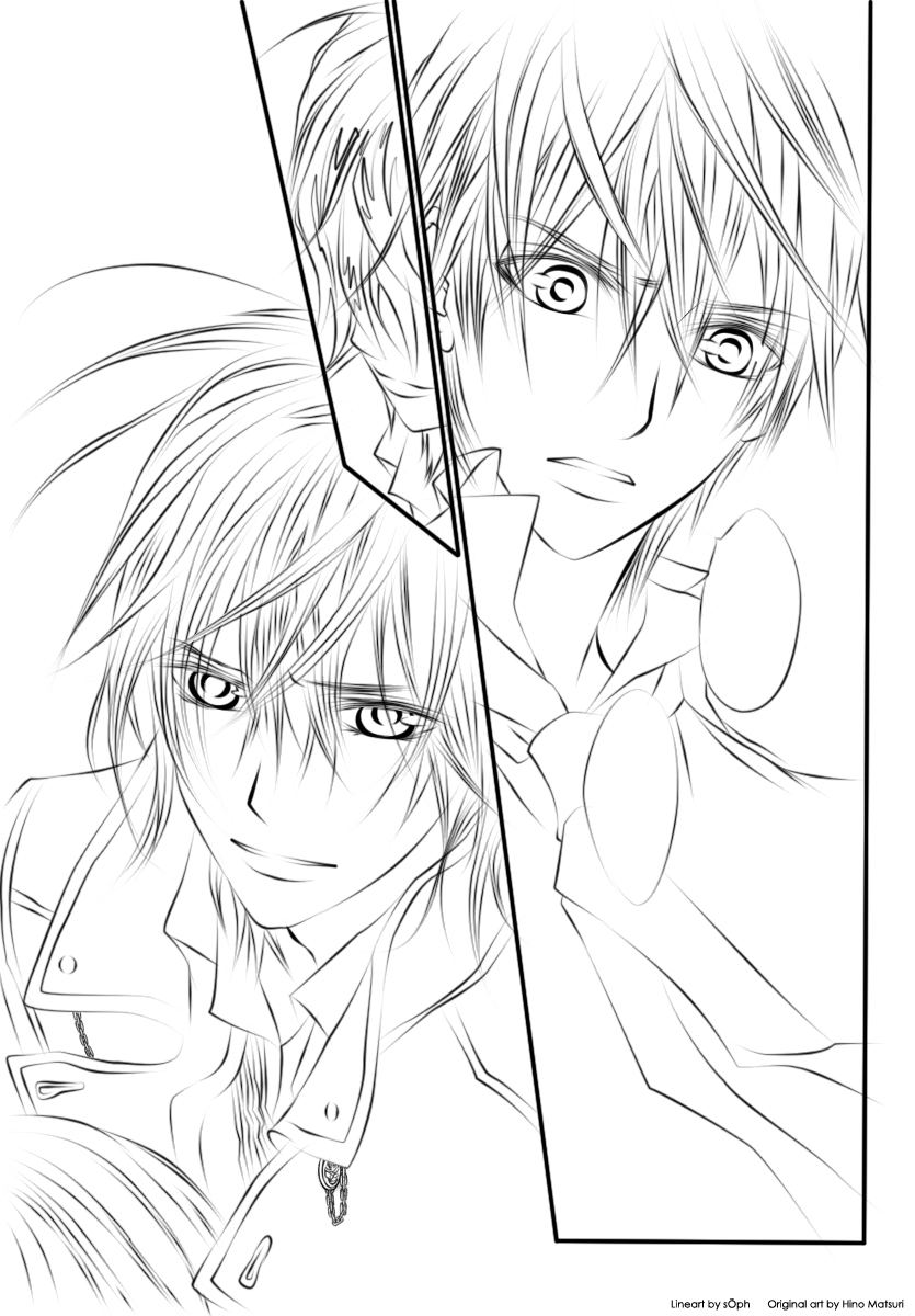 manga characters coloring pages vampire knight - photo #3