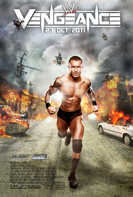 WWE Vengeance Poster 2011 by Chirantha