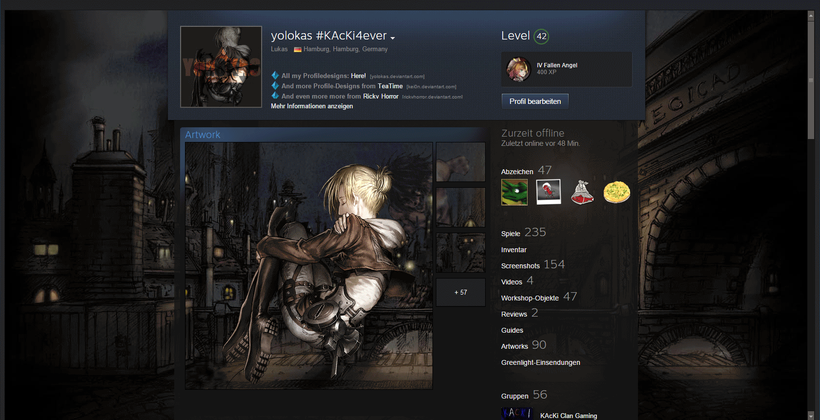 [Animated] Annie, Attack On Titan SteamProfile by yolokas ...