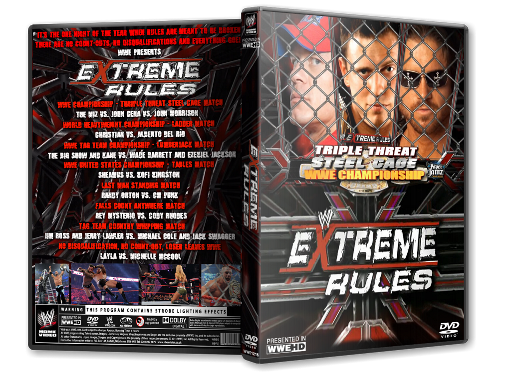 WWE Extreme Rules 2011 by ToinouECW