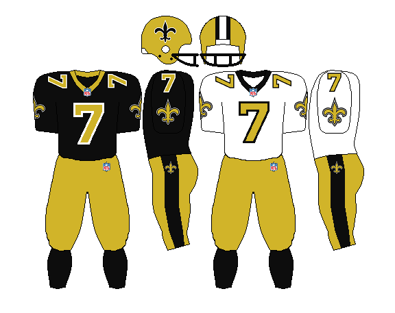 New Orleans Saints Uniform 11