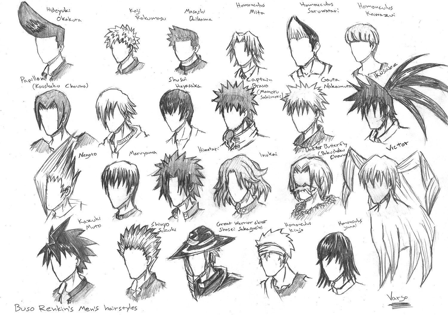 Anime hair, Anime hairstyles male, Manga hair