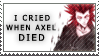 I Cried When Axel Died Stamp by LenaLawliet