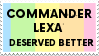 Commander Lexa Deserved Better by DisasterDisorder