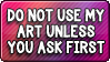 Button: Ask First by DoctorMLoli