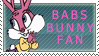 Babs Bunny Fan Stamp by Tiny-Toons-Fan