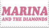 Marina and the Diamonds Stamp by spooksiiee