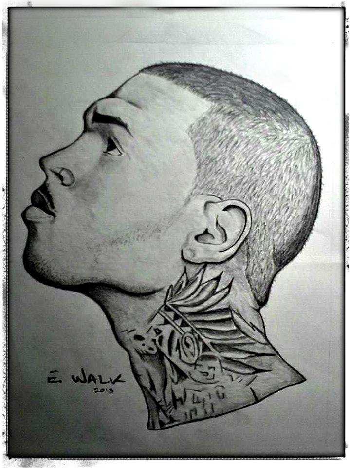 Chris Brown Drawing by EWALK131 on DeviantArt