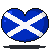 Scotland Flag Heart Icon by Kiss-the-Iconist