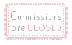 FREE Status stamp: Commissions are closed by koffeelam