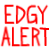 Edgy Alert (emoticon)