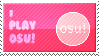 I Play Osu! Stamp! by EvviePB