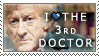 I :heart: The 3rd Doctor Stamp by Dusk-Wolf