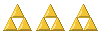 Triforce divider by PrinceOfRedroses