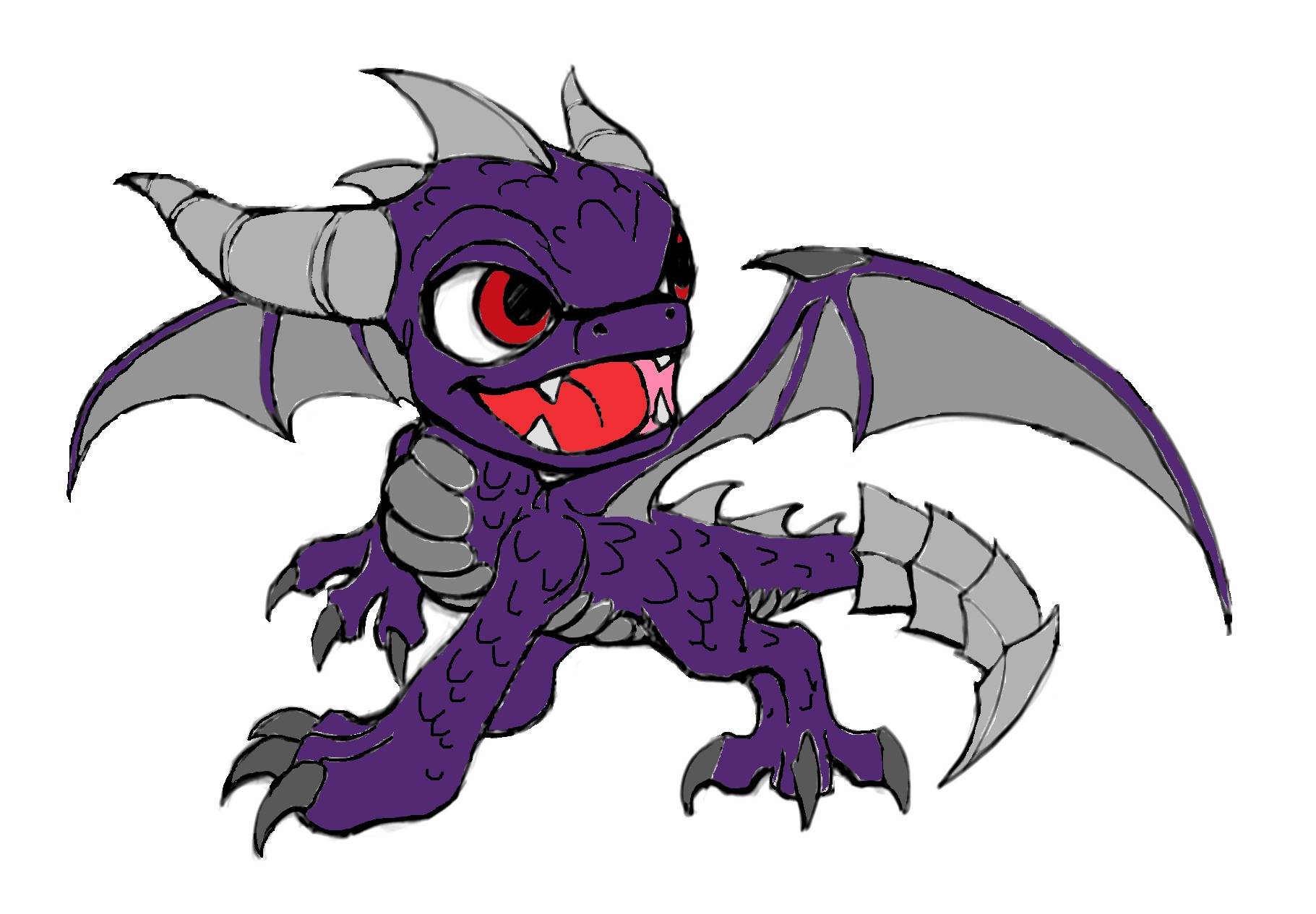 dark spyro the dragon coloring pages - photo #32