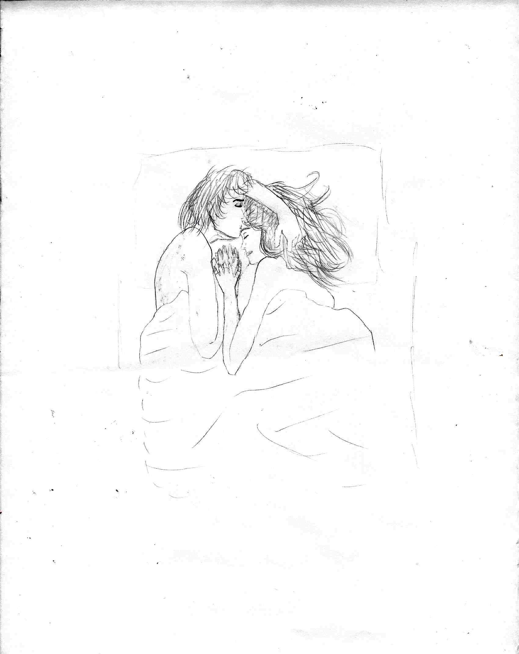 Couple Laying Together by Blink719 on DeviantArt