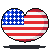 American Flag Heart Icon by Kiss-the-Iconist