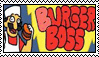 Animated Burger Boss Stamp by ElleOVE