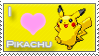 Pikachu Love Stamp by SquirtleStamps