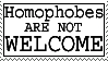Homophobes are not welcome by ElianaStock